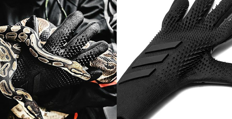 All New Black Strapless Adidas Predator 20 Goalkeeper Gloves